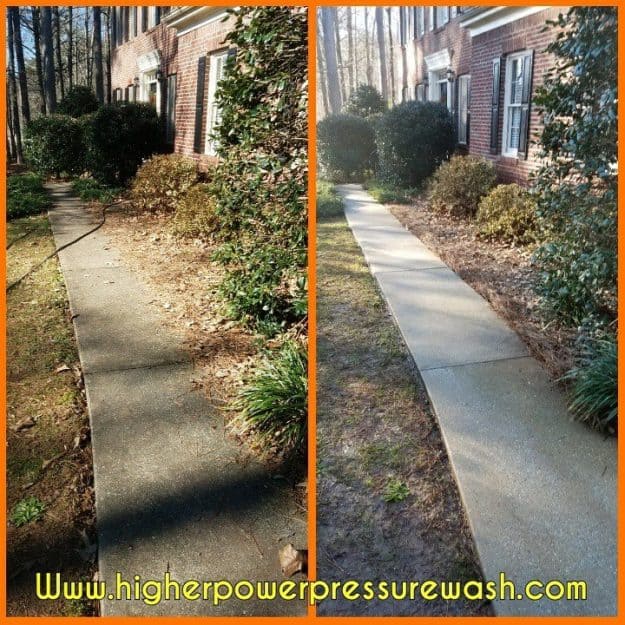 Christmas Concrete Cleaning – fayetteville ga